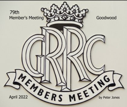 79th Member's Meeting Goodwood book cover