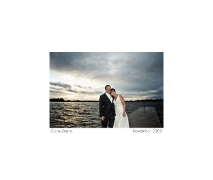 Blair/Murphy wedding book cover