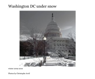 Washington DC under snow