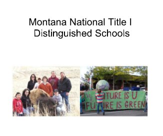 Montana National Title I Distinguished Schools book cover