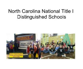 North Carolina National Title I Distinguished Schools book cover