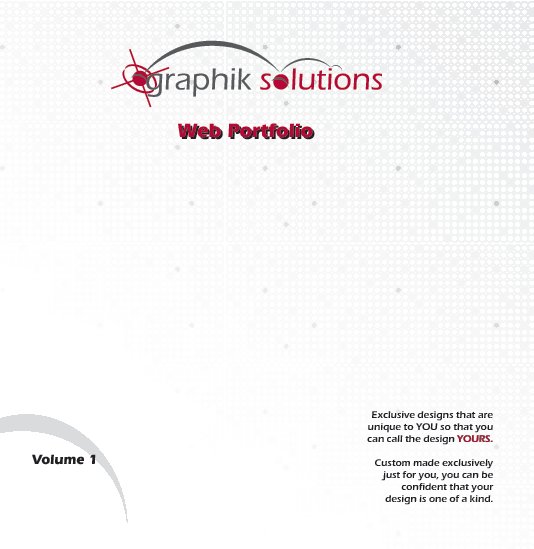 Ver Web Portfolio Volume 1 por Graphik Solutions