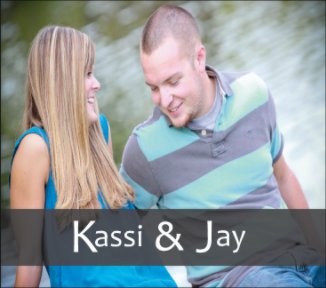 Kassi and Jay's guestbook book cover