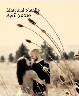 Matt and Natalie April 3 2010 book cover