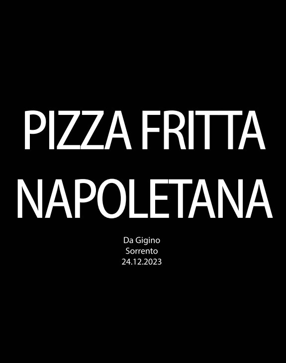 View Pizza Fritta Napoletana by Hans de Kort