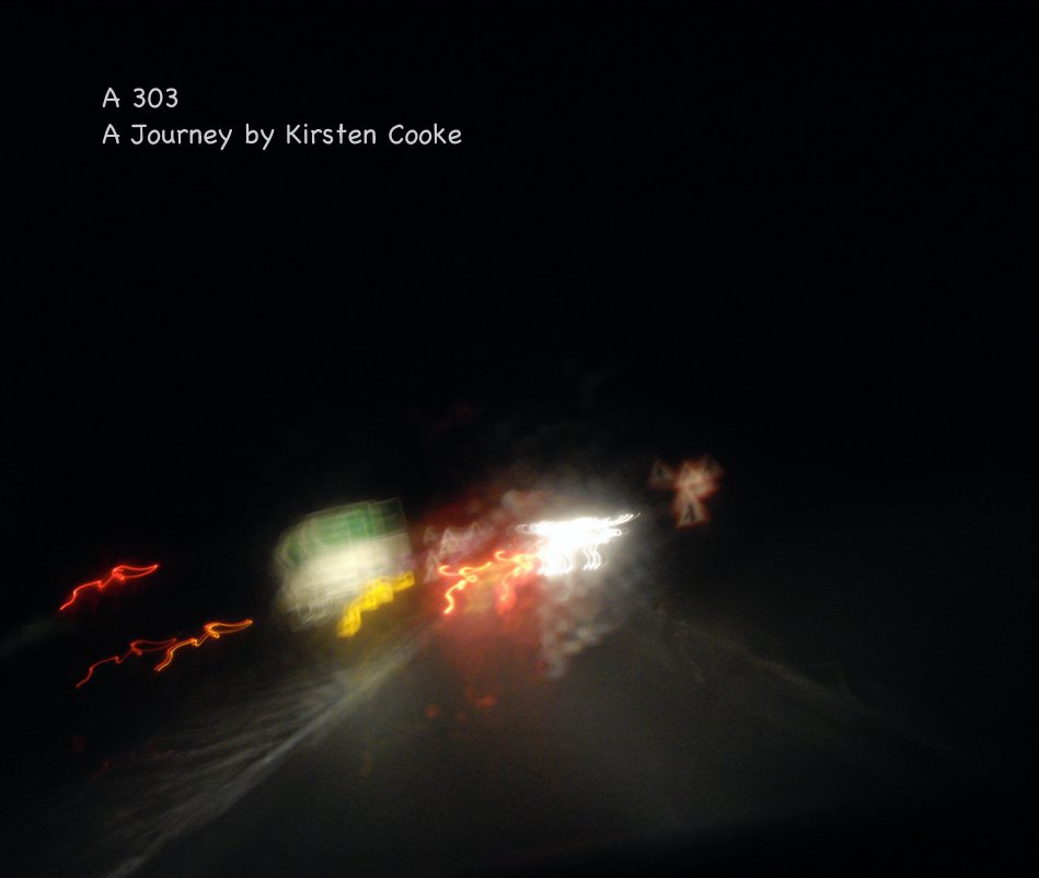 View A 303  A Journey by Kirsten Cooke
