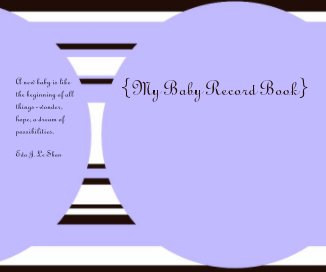 {My Baby Record Book} book cover