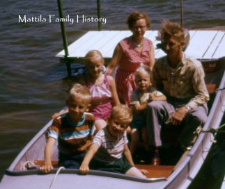 Mattila Family History book cover