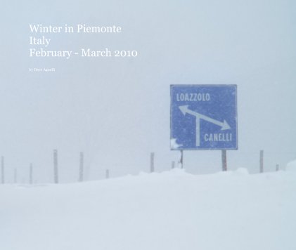 Winter in Piemonte Italy book cover