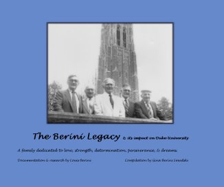 The Berini Legacy & its impact on Duke University book cover