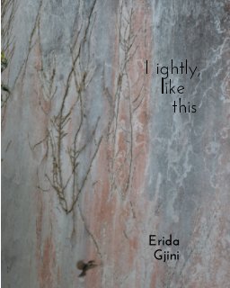 Lightly, like this book cover
