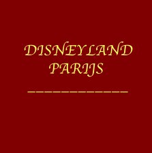 Disneyland Parijs book cover