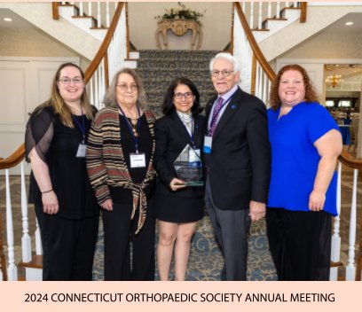 2024 Connecticut Orthopaedic Annual Meeting book cover