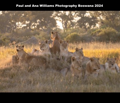 Paul and Ana Williams Botswana Safari 2024 book cover
