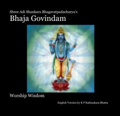 Shree Adi Shankara Bhagavatpadacharya's Bhaja Govindam book cover