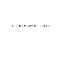 The Memory of Sheep book cover