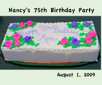 Nancy's 75th Birthday Party book cover