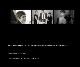 The Bar Mitzvah Celebration of Jonathan Berlowitz book cover