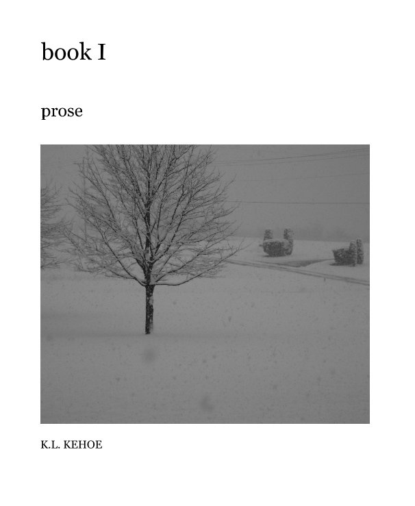 View book I by KL KEHOE