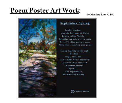 Poem Poster Art Work book cover