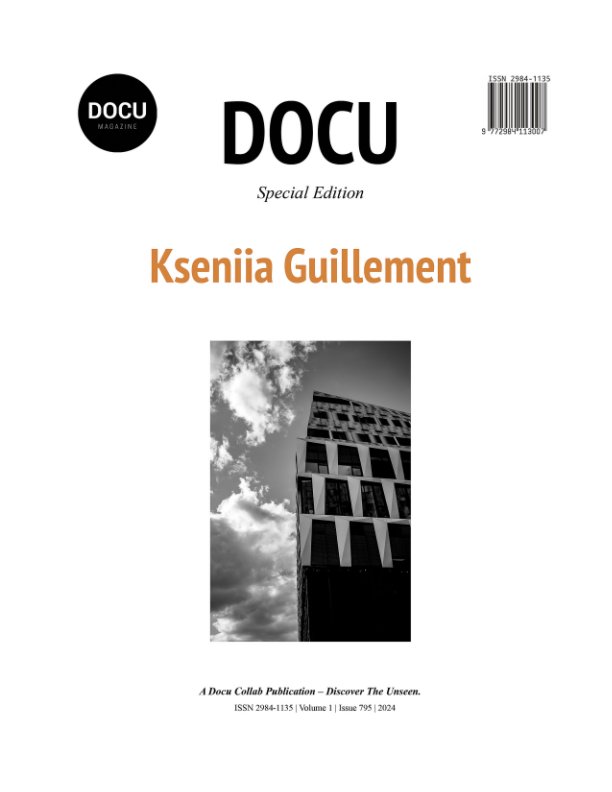 View Kseniia Guillement by Docu Magazine