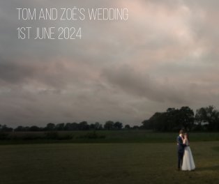 Tom and Zoë’s wedding book cover