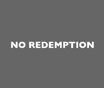 No Redemption book cover