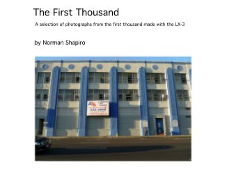 The First Thousand book cover