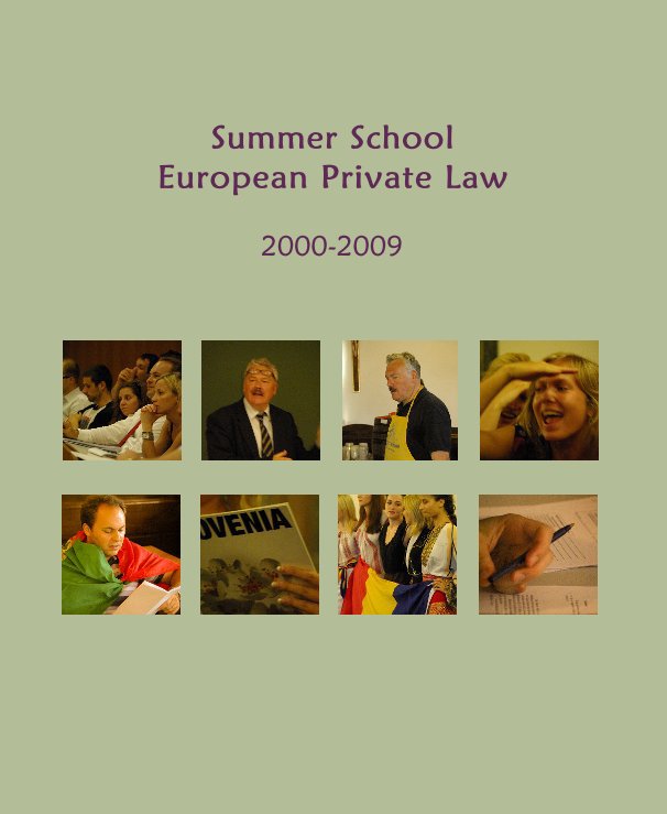Bekijk Summer School European Private Law op evandenhaute