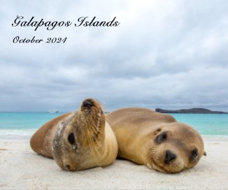 Galapagos Islands October 2024 book cover