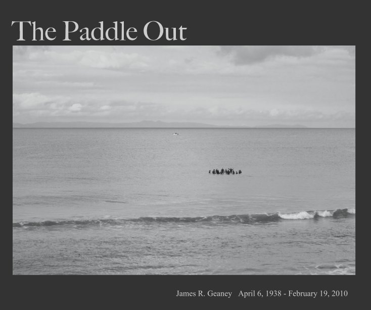 View The Paddle Out by Tim Geaney