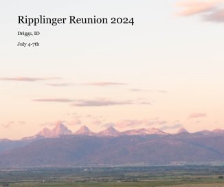 Ripplinger Reunion 2024 book cover