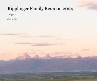 Ripplinger Family Reunion 2024 book cover