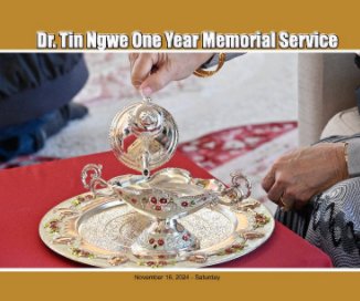 Dr Tin Ngwe One Year Memorial Service book cover