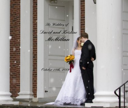 The Wedding of David and Kristine McMillan book cover