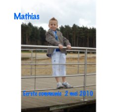 Mathias Eerste communie 2 mei 2010 book cover