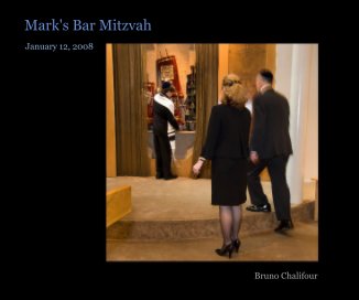 Mark's Bar Mitzvah book cover