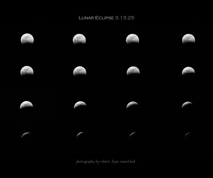 View Lunar Eclipse 3.13.25 by Robert Lynn Rosenthal