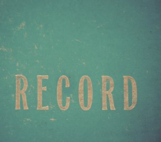 Record book cover