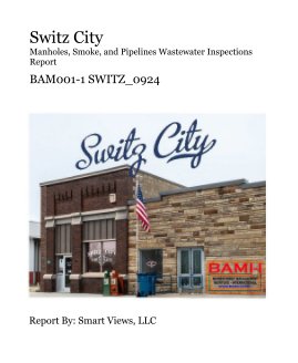 Switz City Manholes, Smoke, and Pipelines Wastewater Inspections Report book cover