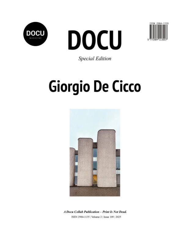 View Giorgio De Cicco by Docu Magazine
