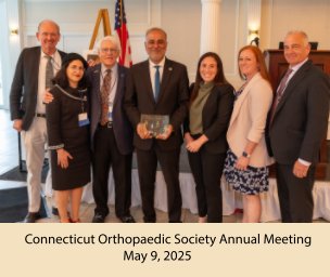 2025 CT Orthopaedic Society Meeting book cover