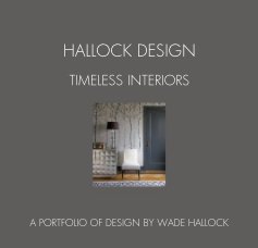 HALLOCK DESIGN TIMELESS INTERIORS book cover