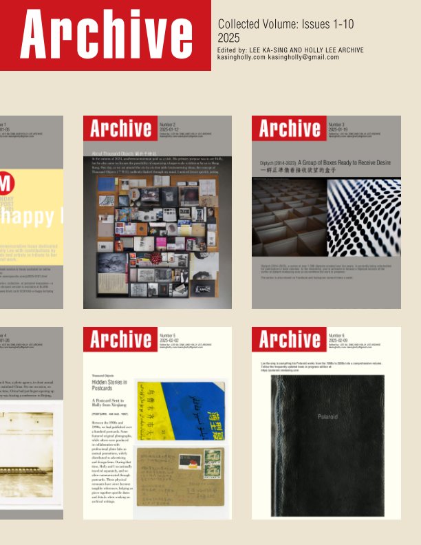 View ARCHIVE (Collected Volume: Issues 1-10) by Lee Ka-sing and Holly Lee
