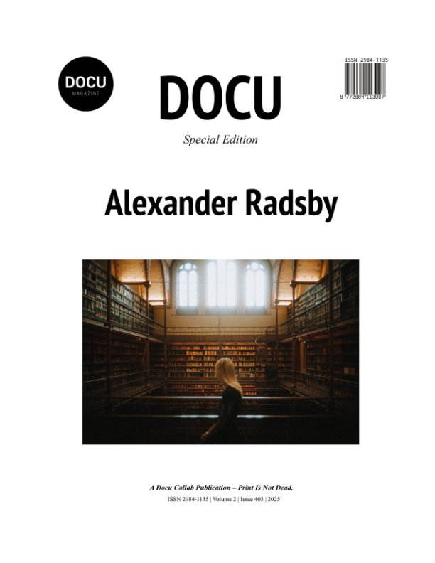 View Alexander Radsby by Docu Magazine