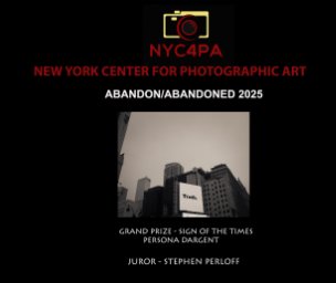 NYC4PA ABANDON/ABANDONED this is the PROOF copy book cover