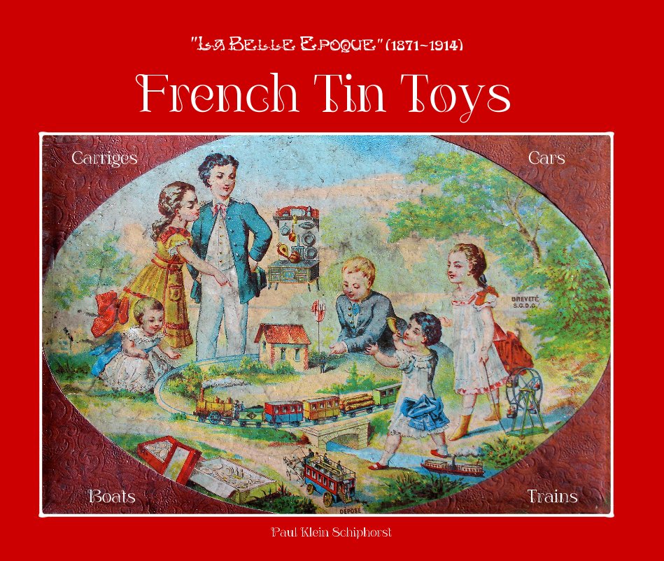 View French tin toys - large size 13x11 inch by Paul Klein Schiphorst