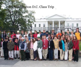 EDS Washington D.C. Class Trip book cover