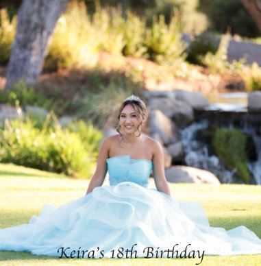keira 18th birthday book cover