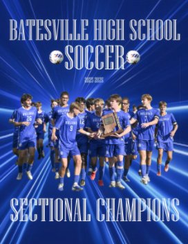 Batesville High School Soccer 2025-2026 book cover